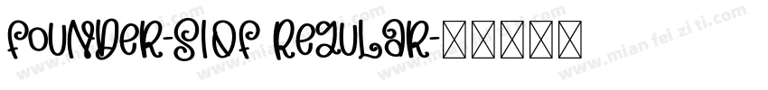 Founder-S10F Regular字体转换